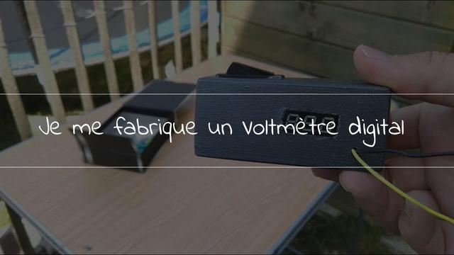 Je me fabrique un Voltmètre digital