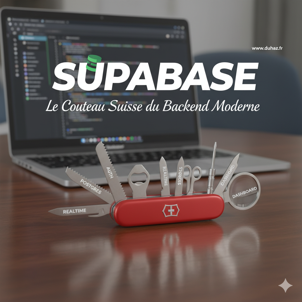 Supabase, le couteau suisse du backend moderne