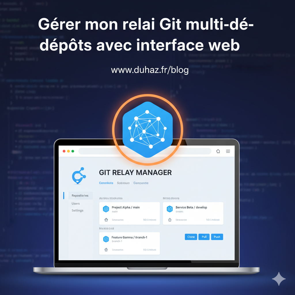 🗂️ Git Manager : Mon relai Git multi-dépôts avec interface web